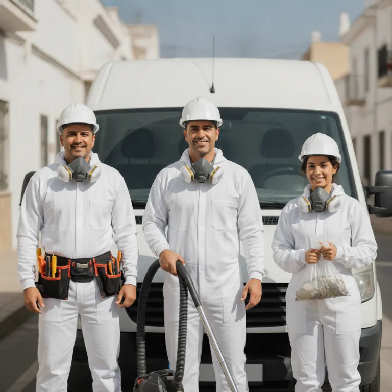 Desamiantado equipo en Sanlucar de Barrameda